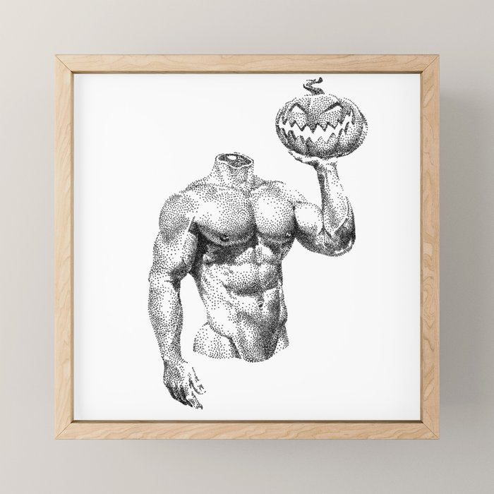 Headless Horseman SpookyDOOD Mini Art Print Gallery Image 1