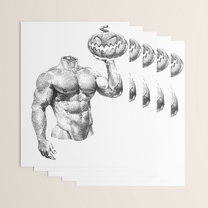 Headless Horseman SpookyDOOD Wrapping Paper Gallery Image 3