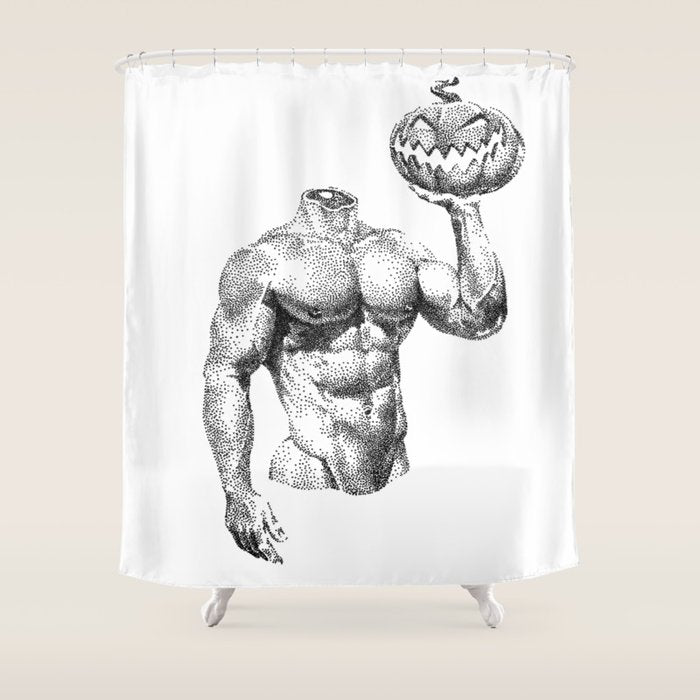 Headless Horseman SpookyDOOD Shower Curtain Gallery Image 1