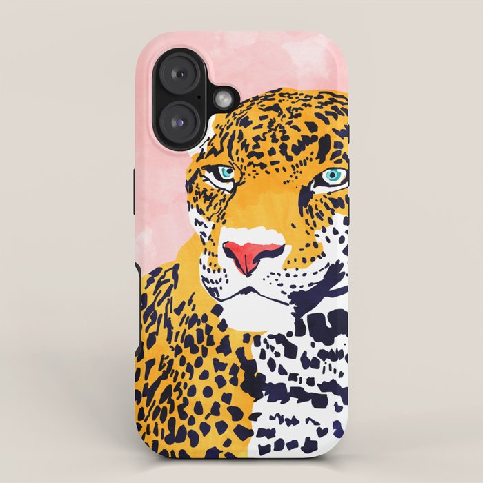 The Leopard Portrait iPhone Case Gallery Image 1