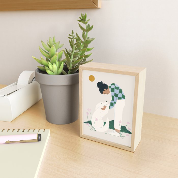 pet you back Mini Art Print Gallery Image 2