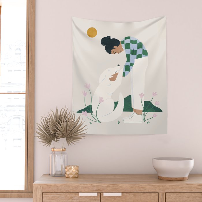 pet you back Wall Tapestry Gallery Image 2