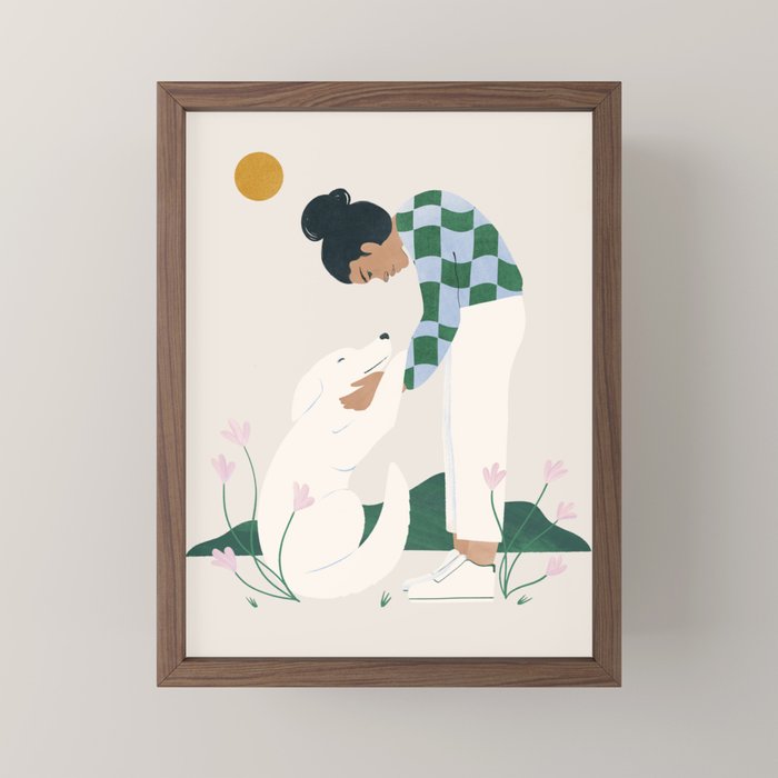 pet you back Mini Art Print Gallery Image 2