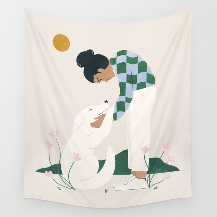 pet you back Wall Tapestry Gallery Image 4