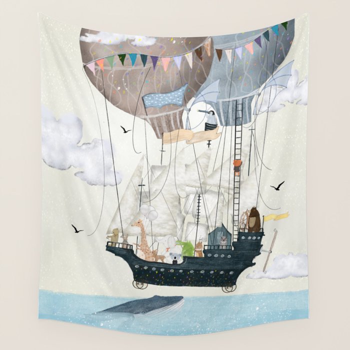 wonderful adventure days Wall Tapestry Gallery Image 1
