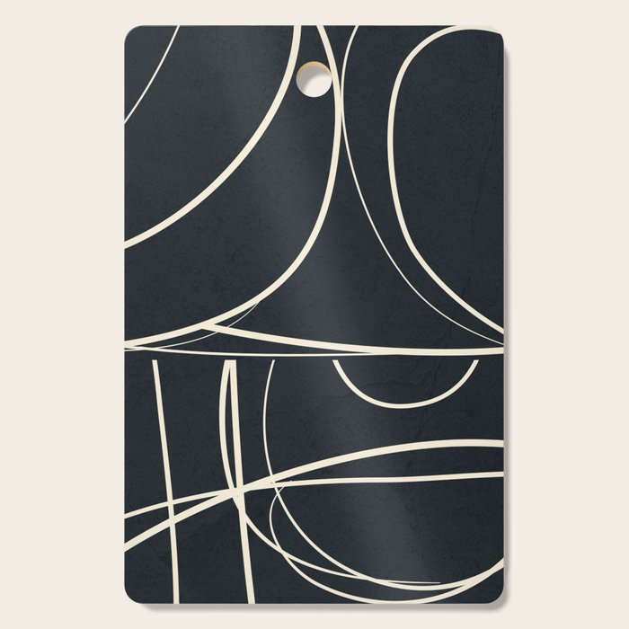Abstract Line 20 Cutting Board Gallery Image 1