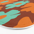 70's Retro print Bath Mat Gallery Image 3