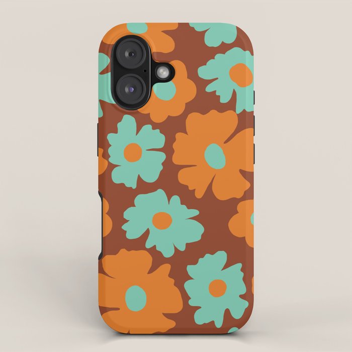 70's Retro print iPhone Case Gallery Image 1