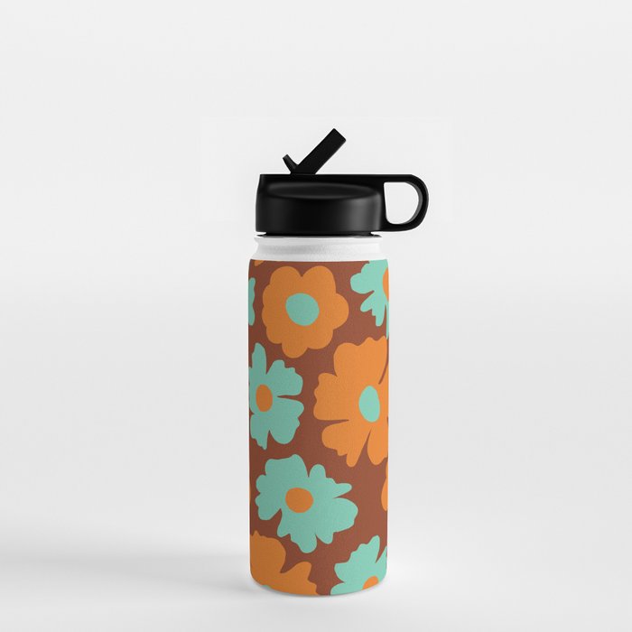 70's Retro print Water Bottle Gallery Image 1
