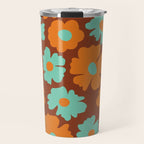 70's Retro print Travel Mug Gallery Image 1