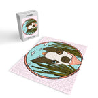 Cowboy Dog- Clover Boston Jigsaw Puzzle Gallery Image 2