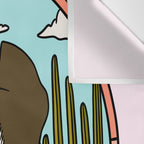 Cowboy Dog- Clover Boston Wall Tapestry Gallery Image 3