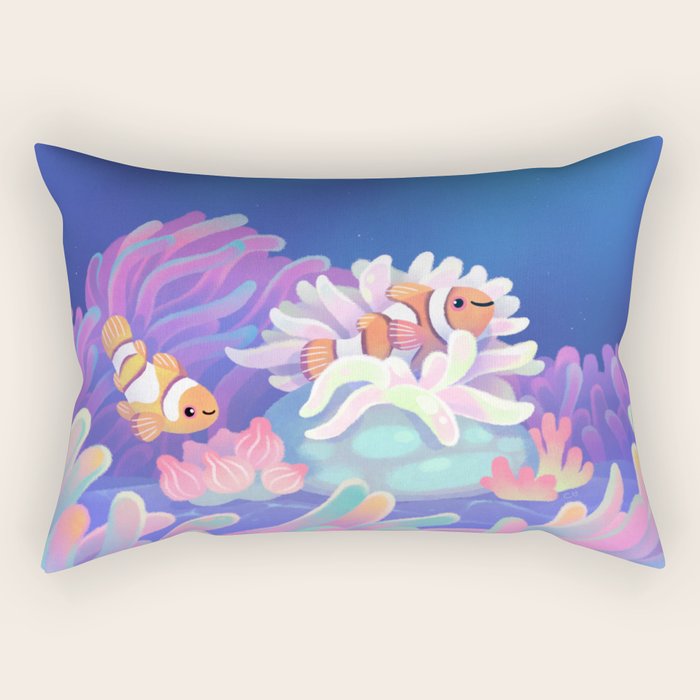 Clown fish Rectangular Pillow Gallery Image 1