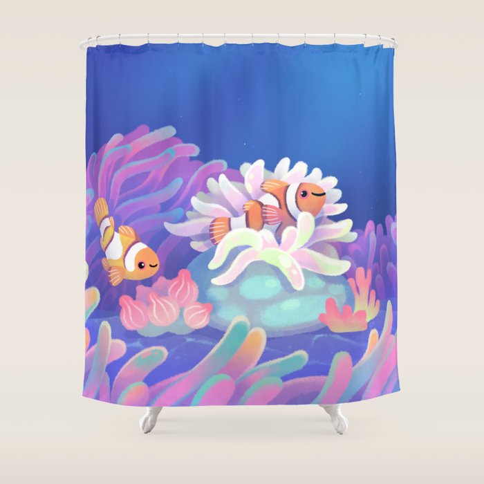 Clown fish Shower Curtain Gallery Image 1