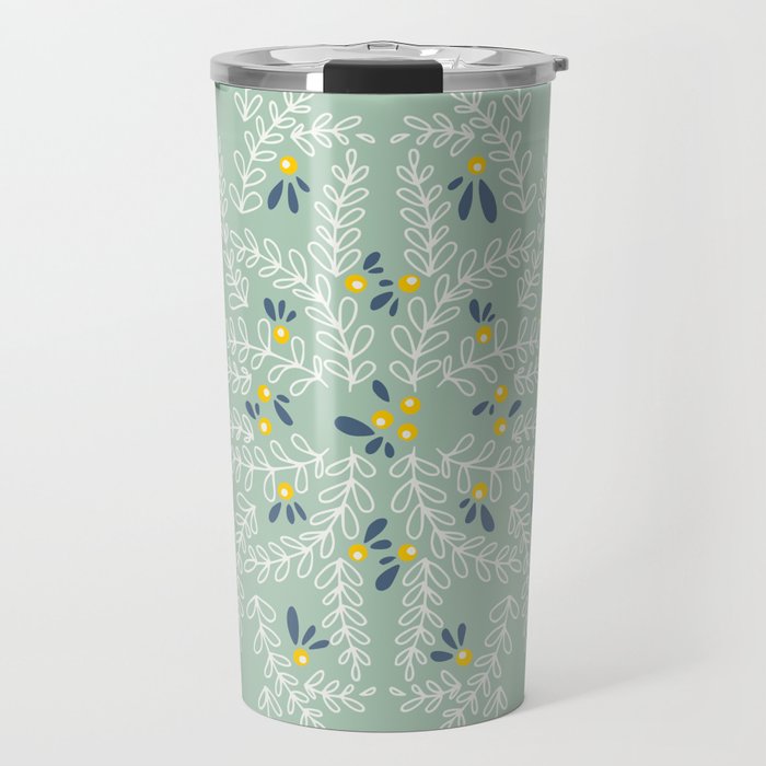 Wonderful holiday joy twigs mint Travel Mug Gallery Image 1