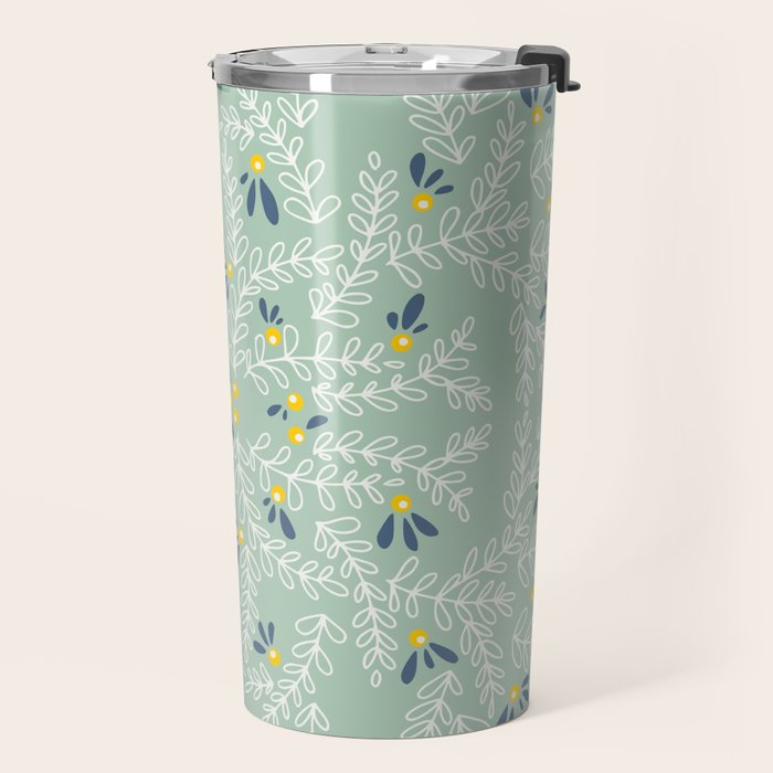 Wonderful holiday joy twigs mint Travel Mug Gallery Image 2