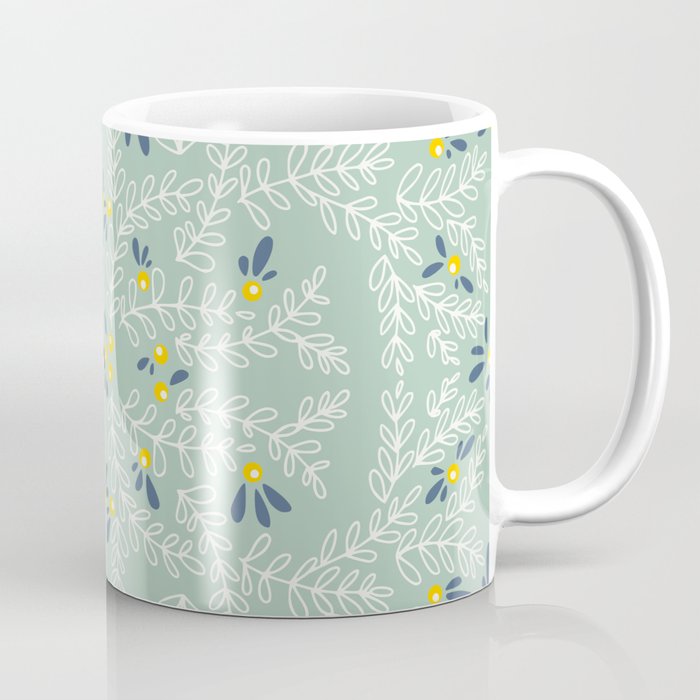 Wonderful holiday joy twigs mint Coffee Mug Gallery Image 1