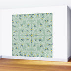 Wonderful holiday joy twigs mint Wall Mural Gallery Image 2