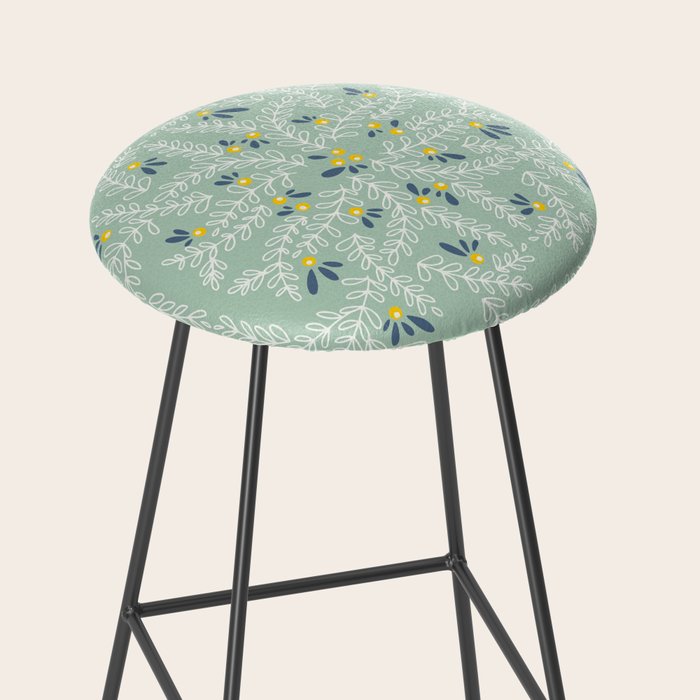 Wonderful holiday joy twigs mint Stool Gallery Image 2