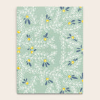 Wonderful holiday joy twigs mint Notebook Gallery Image 4