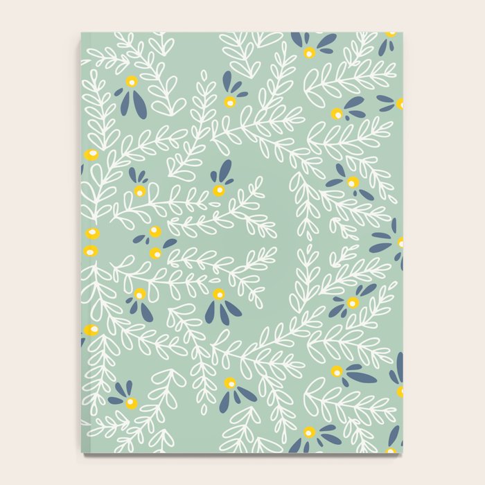 Wonderful holiday joy twigs mint Notebook Gallery Image 4