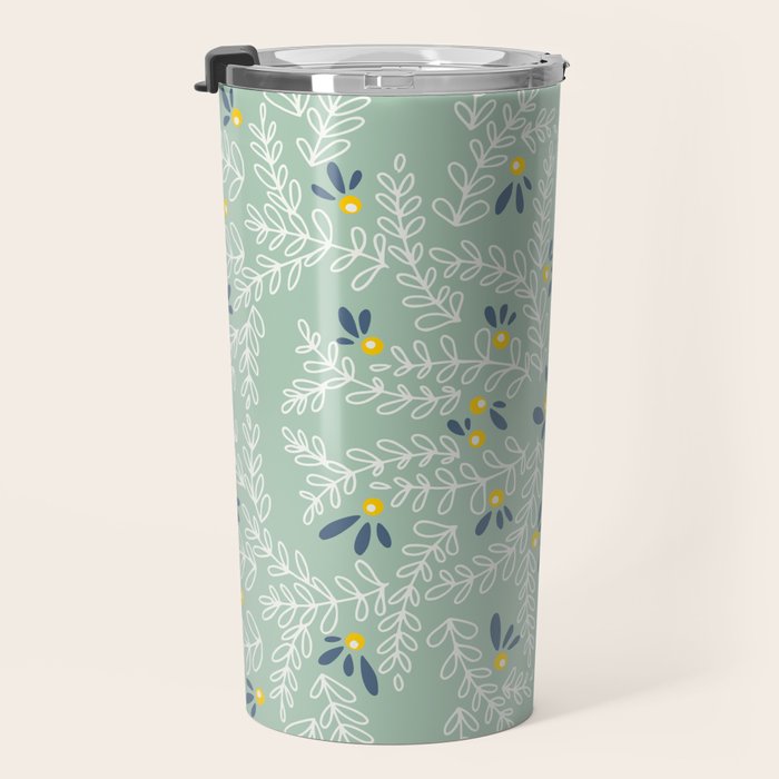Wonderful holiday joy twigs mint Travel Mug Gallery Image 3