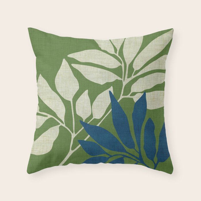 Spring Trees No2 Throw Pillow Gallery Image 1