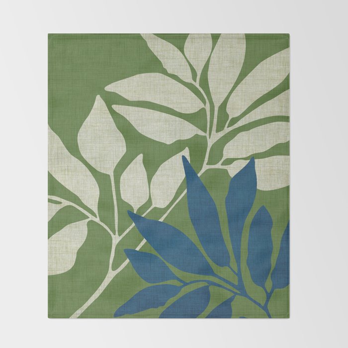 Spring Trees No2 Throw Blanket Gallery Image 2