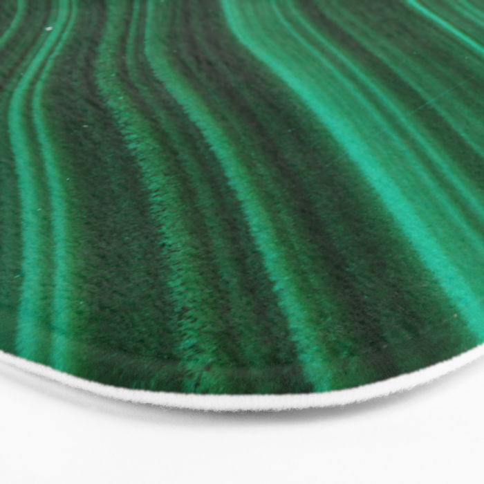 Malachite Green Marble Texture Bath Mat Gallery Image 3