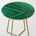 Malachite Green Marble Texture Side Table Gallery Image 2