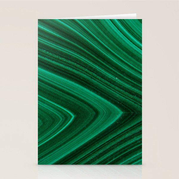 Malachite Green Marble Texture Stationery Card Gallery Image 1