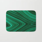 Malachite Green Marble Texture Bath Mat Gallery Image 1