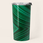 Malachite Green Marble Texture Travel Mug Gallery Image 2
