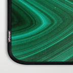Malachite Green Marble Texture Laptop Sleeve Gallery Image 3