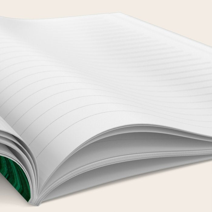 Malachite Green Marble Texture Notebook Gallery Image 2