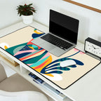 Highland cow in bathtub Desk Mat Gallery Image 2