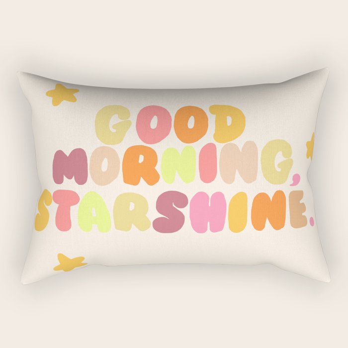 Good Morning, Starshine Rectangular Pillow Gallery Image 2