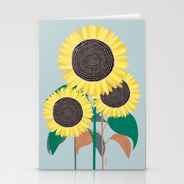 Sunflower and summer Stationery Card Gallery Image 1