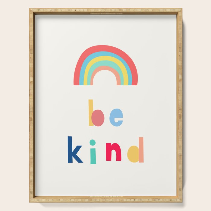 Be Kind Rainbow Serving Tray Gallery Image 1