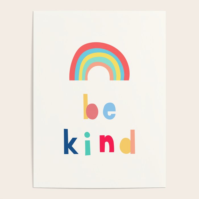 Be Kind Rainbow Poster Gallery Image 1