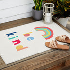 Be Kind Rainbow Outdoor Rug Gallery Image 2