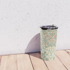 William Morris Blackthorn Cream Pastel Floral Travel Mug Gallery Image 4