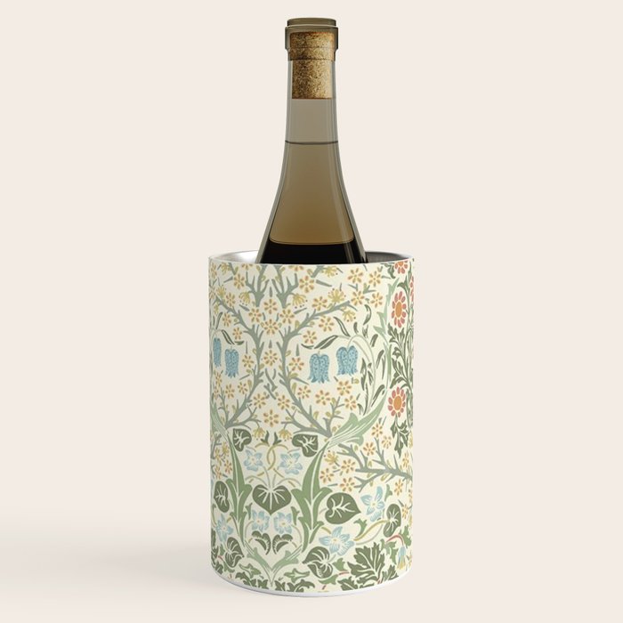 William Morris Blackthorn Cream Pastel Floral Wine Chiller Gallery Image 2