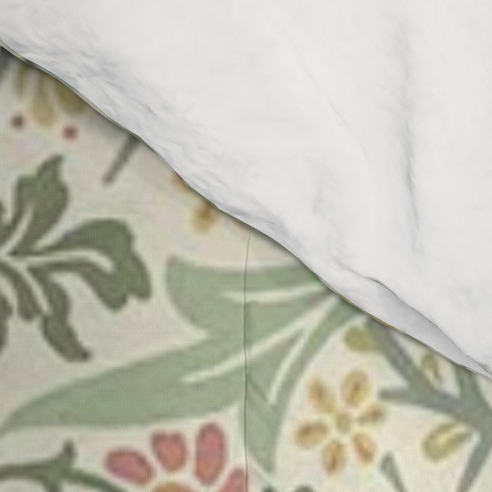William Morris Blackthorn Cream Pastel Floral Comforter Gallery Image 4