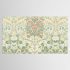 William Morris Blackthorn Cream Pastel Floral Tablecloth Gallery Image 2