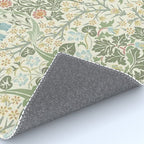 William Morris Blackthorn Cream Pastel Floral Rug Gallery Image 4