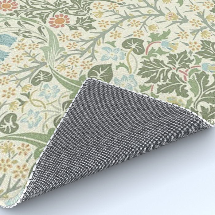 William Morris Blackthorn Cream Pastel Floral Rug Gallery Image 4