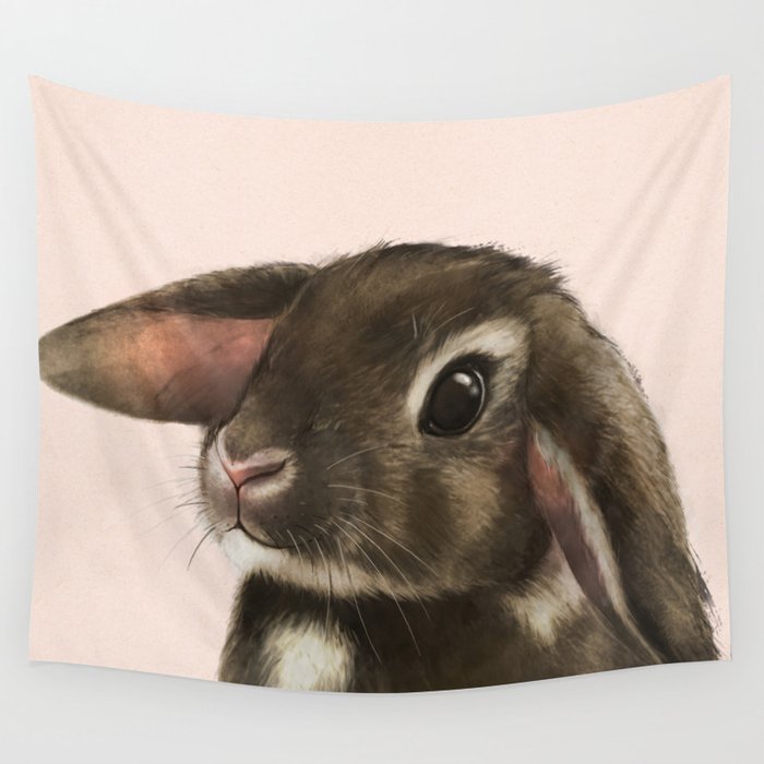baby bunny Wall Tapestry Gallery Image 1