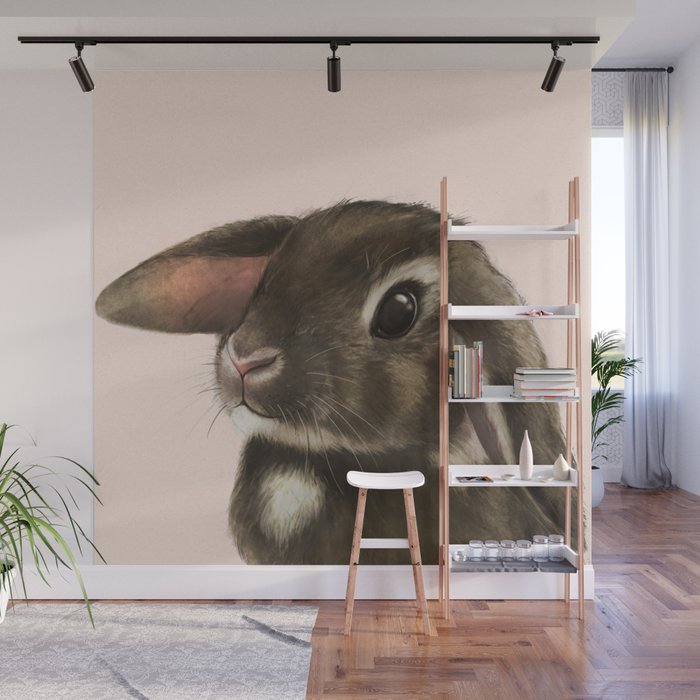 baby bunny Wall Mural Gallery Image 1
