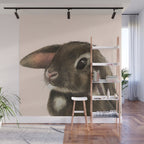 baby bunny Wall Mural Gallery Image 1